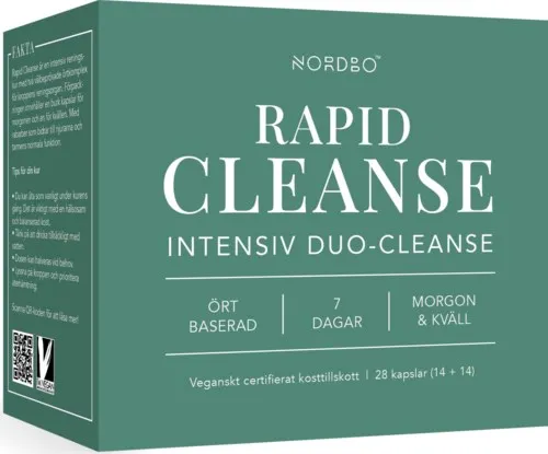 Nordbo Rapid Cleanse 28 kap