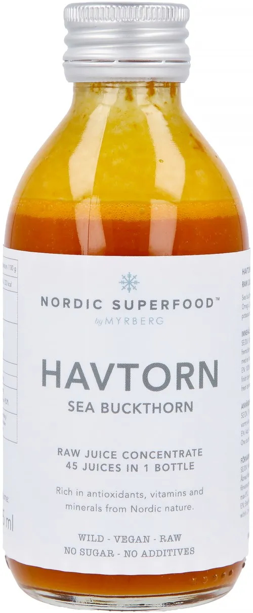 Nordic Superfood by Myrberg Rawjuice concentrate- Havtorn 195 ml