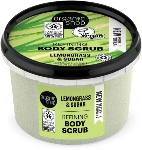 Organic Shop Body Scrub Lemongrass & Sugar 250 ml