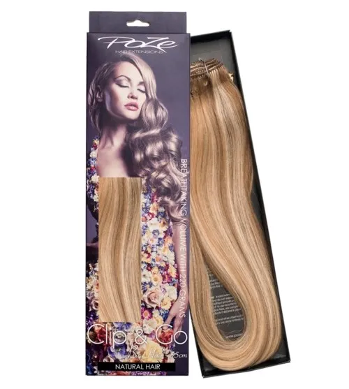 Poze Hairextensions Clip & Go Miss Volume 55 cm 8A/10NV Ash Mix
