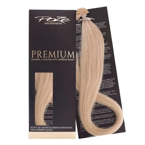 Poze Hairextensions Keratin Premium Extensions 50 cm 11V Beach Blonde