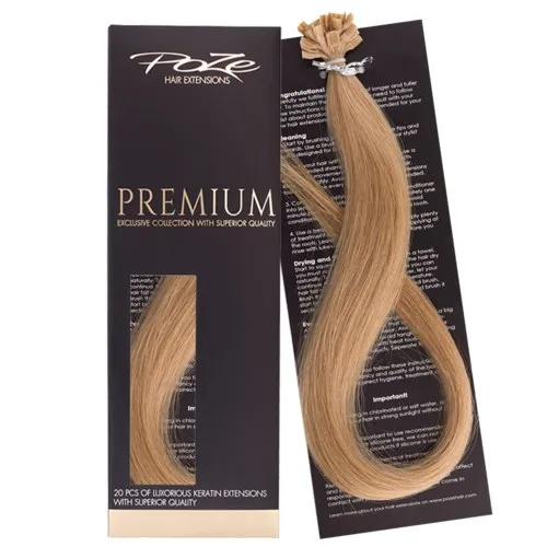 Poze Hairextensions Keratin Premium Extensions 50 cm 9N Natural Blonde