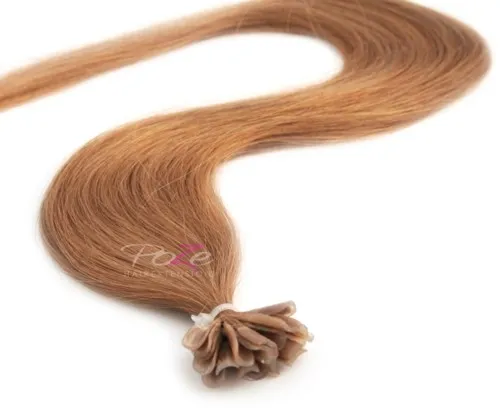 Poze Hairextensions Keratin Standard Extensions 50 cm 8B Light Brown