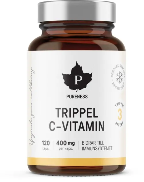 Pureness Trippel C-vitamin 120 St.