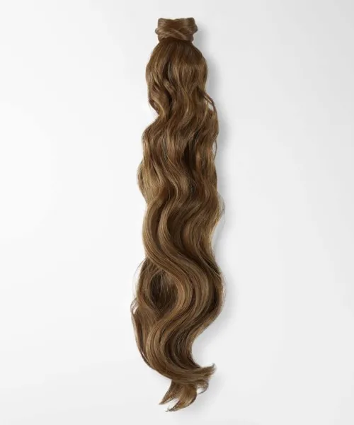Rapunzel of Sweden Vegan Ponytail Beach Wave / Clip-in / Medium Volume 40 cm 5.0 Brown