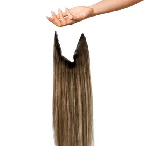 Rapunzel of Sweden Hair pieces Sleek Hairband 50 cm Hazelnut Caramel Balayage B2.3/5.0