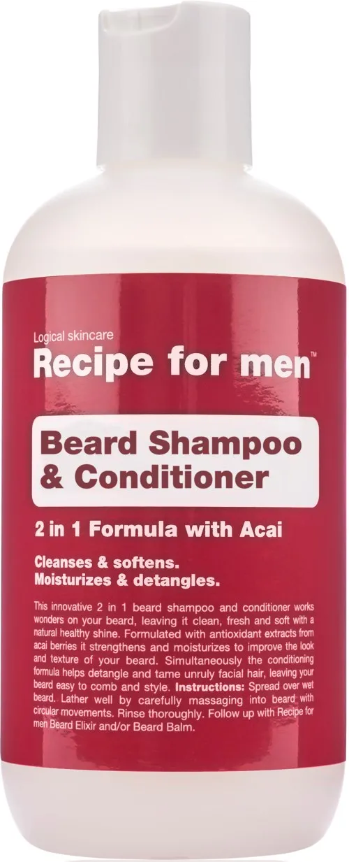Recipe for men Beard Shampoo & Conditioner 250 ml