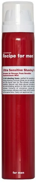 Recipe for men Ultra Sensitive Shaving Foam 100 ml