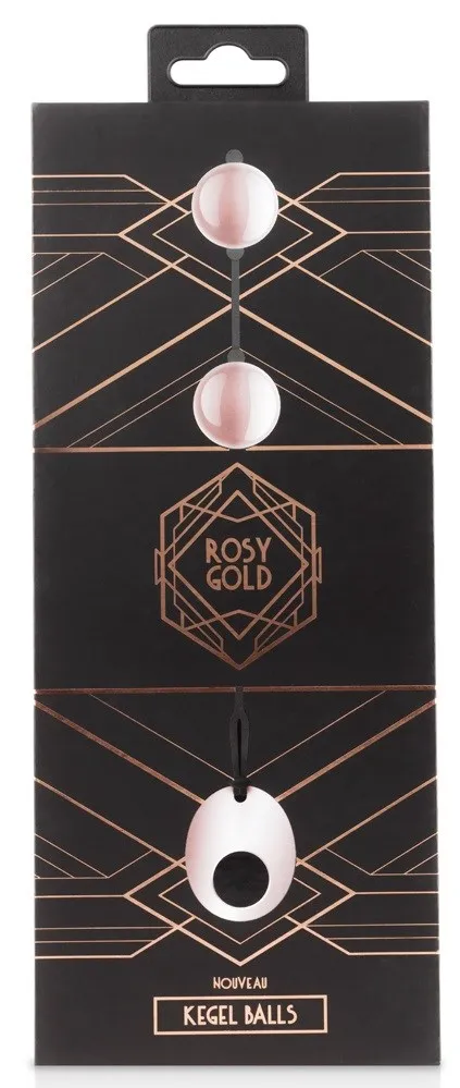 Rosy Gold Ben Wa Balls Gold