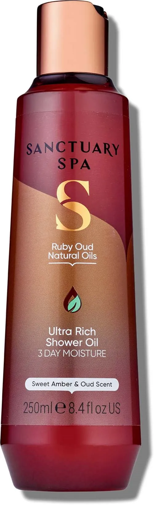 Sanctuary Spa Ruby Oud Natural Oils Ultra Rich Shower Oil 250 ml
