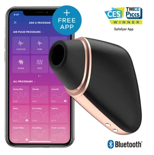 Satisfyer Love triangle incl. Bluetooth and App Black