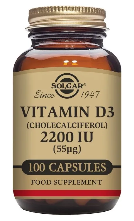 Solgar Vitamin D3 2200 IU 100kaps