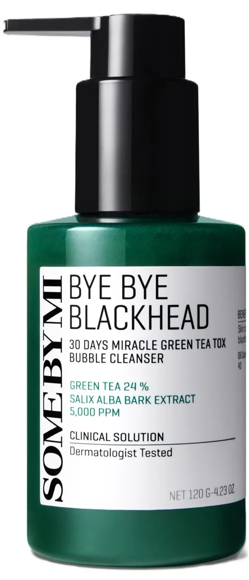 SOME BY MI Bye Bye Blackhead 30 Days Miracle Green Tea Tox Bubble Cleanser 120 ml