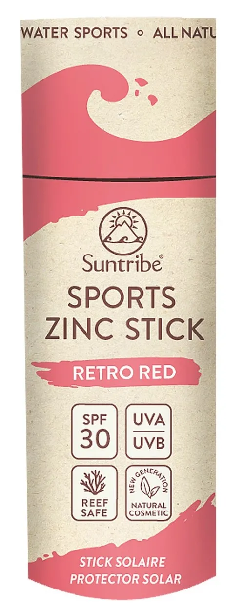 Suntribe Active & Sports Sports Zinc Stick SPF 30 Retro Red
