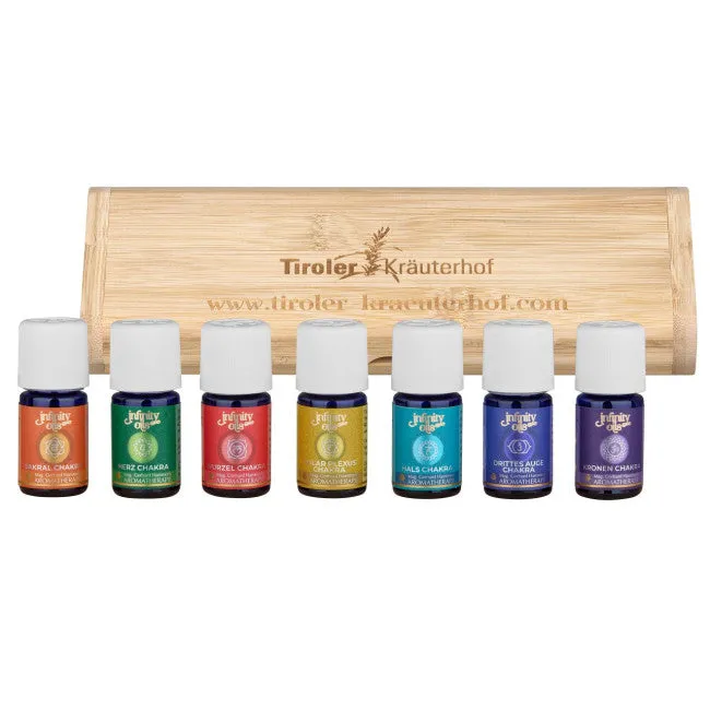 Chakraserie - Infinty Oils - Set Tiroler Kräuterhof - Ätherische Öle