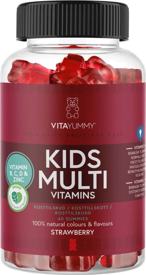 VitaYummy Kids Multi Vitamins Strawberry 60 St.