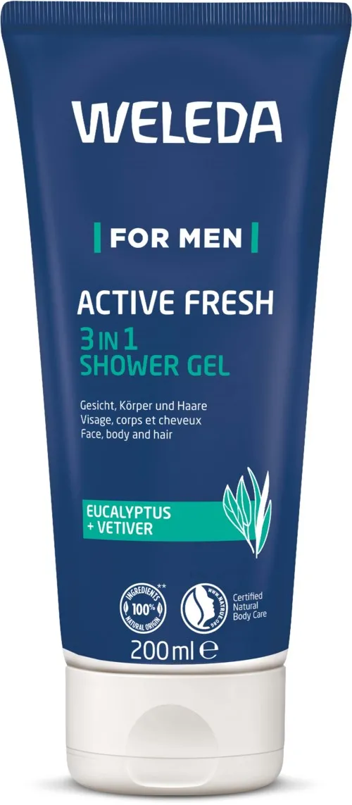 Weleda Active Fresh 3in1 Shower Gel 200 ml