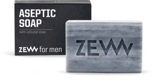 ZEW for Men Soap with Silver - Aseptic Soap 85 ml